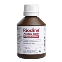 RIODINE POVIDONE IODINE ANTISEPTIC SOLN 10%  100ML