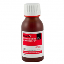 CHLORHEX 2% IN 70% ALCOHOL RED 100ML