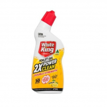 WHITE KING TOILET GEL LEMON 700ML               EACH