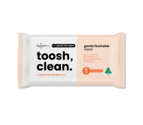 PLASTIC FREE TOOSH CLEAN FLUSHABLE WIPE 80'S CTN12