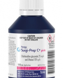 SURGIPREP C+ PINK CHLORHEX 0.5% ALCOHOL 70% 100ML