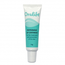 ORALIFE PEPPERMINT LIP OINTMENT 15GM EA