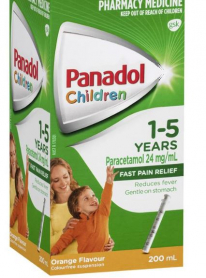 PANADOL CHILD ORANGE 1-5YRS 200ML          BTL