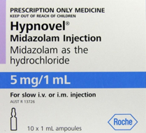 HYPNOVEL AMP 5MG IN 1ML              BOX/10