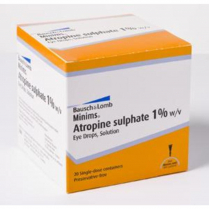 MINIMS ATROPINE SULPHATE BP 1%      BOX/20