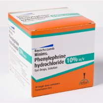 MINIMS PHENYLEPHRINE H/CHLORIDE 10% BOX/20