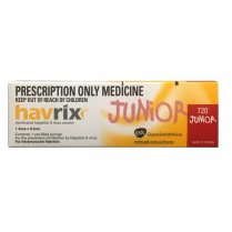 VACCINE HAVRIX JUNIOR HEPATITIS A  0.5ML  EACH