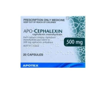 CEPHALEXIN CAP APO 500MG        BOX/20