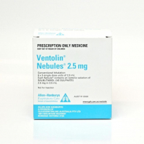 VENTOLIN NEBULES 2.5MG                 BOX/20