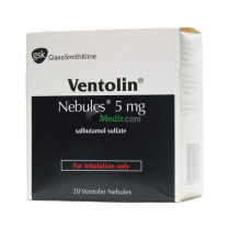 VENTOLIN NEBULES 5MG           BOX/20