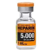 HEPARIN SODIUM AMP 5000U/1ML (8075B)  BOX/5