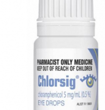 CHLORSIG EYE DROP 0.5% 10ML BOTTLE     EACH