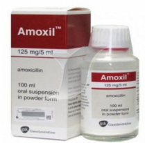 AMOXIL SYRUP 125MG/5ML 100ML BOTTLE   EACH