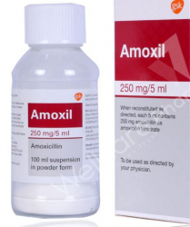 AMOXIL FORTE SYRUP 250MG/5ML 100ML BTL  EA