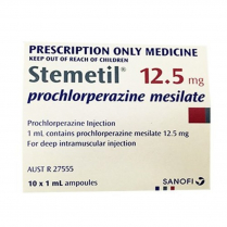 STEMETIL 12.5MG/1ML  AMPOULE                     BOX/10