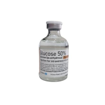 GLUCOSE INTRAVENOUS 50% 50ML (INJ128) BOX/10