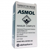 ASMOL INHALER CFC FREE 200 DOSES   EA