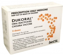 VACCINE DUKORAL ORAL DOSE 3ML VIAL TWIN PACK