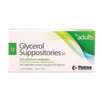 GLYCEROL SUPPOSITORY ADULT    BOX 12