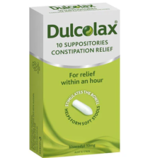 DULCOLAX SUPPOSITORY 10MG            BOX/10