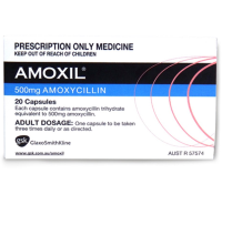 AMOXIL CAPSULES 500MG            BOX/20