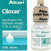 CILOQUIN EYE DROPS 0.3% 5ML                EACH