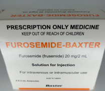 FRUSEMIDE AMP 20MG / 2ML VIAL  BX5