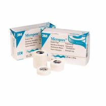 MICROPORE TAPE 25MM SINGLE USE(1530S) BOX/100