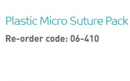 SUTURE KIT MICRO STERILE PLASTIC (06-410)  EACH