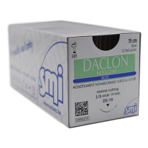 SUTURE NYLON DACLON 2/0 26MM (SM9301526) BOX/12