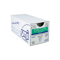 SUTURE NYLON DACLON 5/0 12MM (SM9101512) BX/12