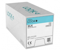 SUTURE SILK 4/0 24MM LOOK (776B)       BOX/12