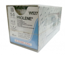 SUTURE PROLENE 5/0 15MM SLIM (W527) BOX/12