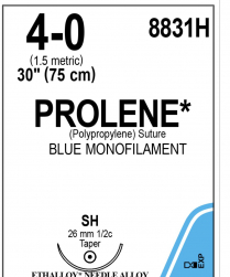 SUTURE PROLENE 4/0 26MM (8831H)      BOX/36