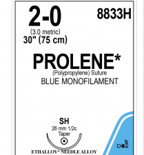 SUTURE PROLENE 2/0  (8833H)                 BOX/36