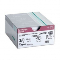 SUTURE MONOSYN QUICK 3/0 45CM (C0025003) BOX/36