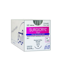 SUTURE SURGICRYL PGA 3/0 19MM (SM11201519) BOX/12