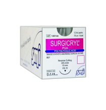 SUTURE SURGICRYL PGA 3/0 19MM (SM11201519) BOX/12