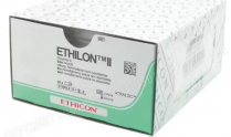 SUTURE ETHILON NYLON BLACK 5/0 16MM 45CM (1865H) BX/36