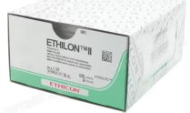 SUTURE ETHILON NYLON 8/0 6.5MM 12CM (2808G) BOX/12
