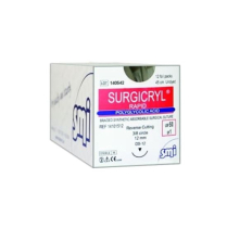 SUTURE SURGICRYL RAPID 5/0 12MM (SM14101512) BOX/12