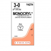 SUTURE MONOCRYL 3/0 19MM (Y427H)       BOX/36