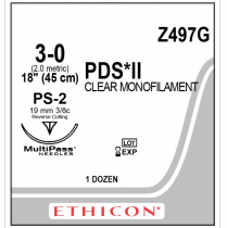 SUTURE PDS*II 3/0 (Z497G)                     BOX/12