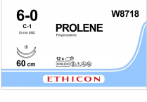 SUTURE PROLENE 6/0 13MM (W8718) BOX/12