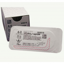 SUTURE VICRYL RAPIDE 4/0 16MM (W9918) BOX/12