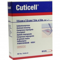 CUTICELL STERILE DRESSING 7.5X7.5CM (72539-00) BOX/10