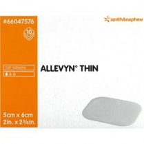 ALLEVYN THIN 10X10CM (66047578)  BOX/5
