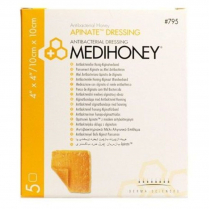 MEDIHONEY ALGINATE 10X10CM (795) DRESSING BX5