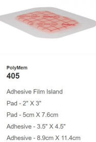 POLYMEM FILM DRESSING 10X13CM (405) BOX/15