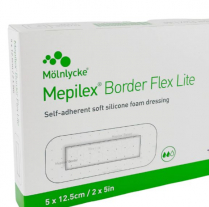 MEPILEX BORDER FLEX LITE 5X12.5CM (581100) BOX/5